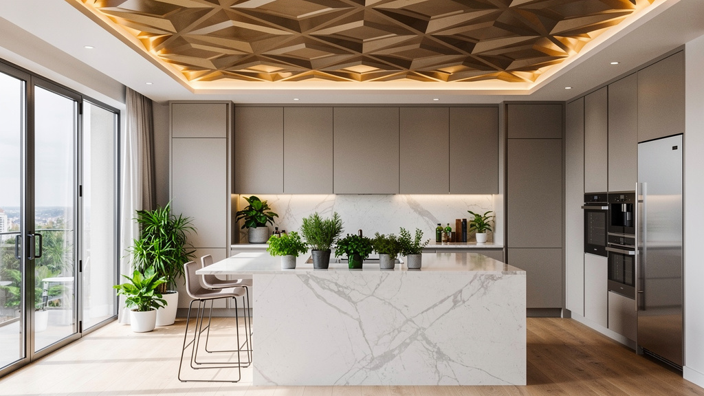Faux plafonds cuisine modernes : inspiration et conseils pratiques